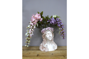 Beautiful lady vase