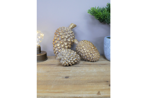 Set Of Three Pinecones