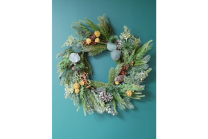 Festive Christmas wreath