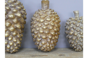 Set Of Three Pinecones