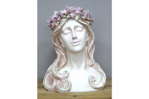Beautiful lady vase