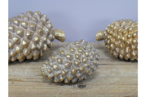 Set Of Three Pinecones