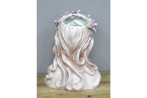 Beautiful lady vase