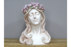 Beautiful lady vase