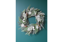 Load image into Gallery viewer, Artificial Frosty Wreath