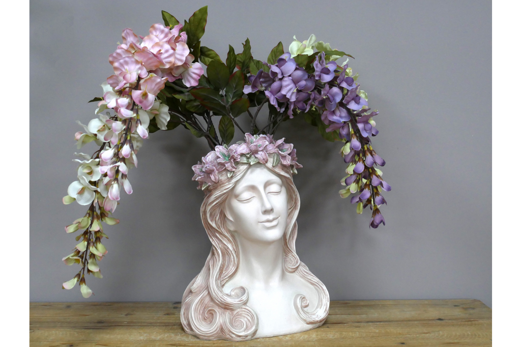Beautiful lady vase