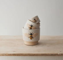 Load image into Gallery viewer, Bee Stoneware Planter, 8cm