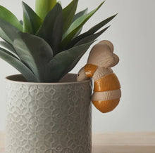 Load image into Gallery viewer, Bee Flower Pot Hanger, 8.1cm