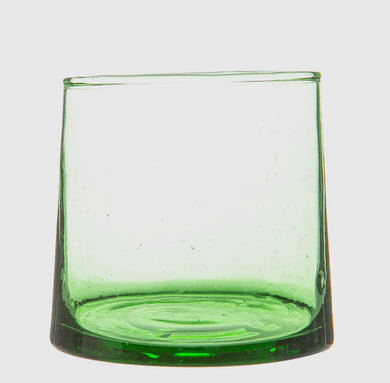 Merzouga Recycled Tumbler Glass - 200ml - Green