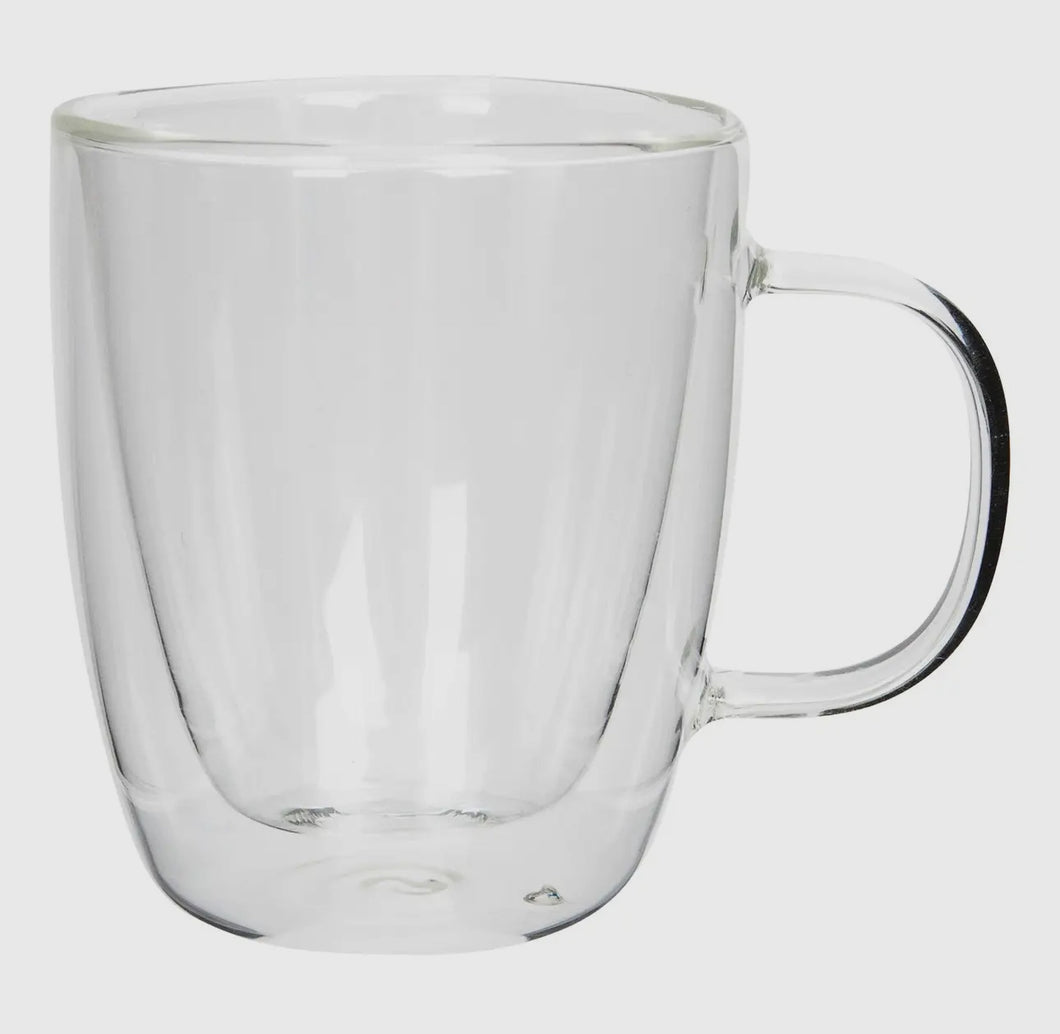 386ml Double-Walled Glass Coffee Cup