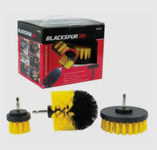 Load image into Gallery viewer, 3pc Yellow Nylon Drill Cleaning Brush Set
