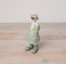 Load image into Gallery viewer, Standing Duck Green, 13cm