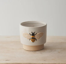 Load image into Gallery viewer, Bee Stoneware Planter, 14cm