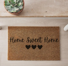 Load image into Gallery viewer, 60 X 40cm &#39;home Sweet Home&#39; Doormat