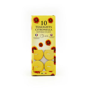 10 Citronella Tealights