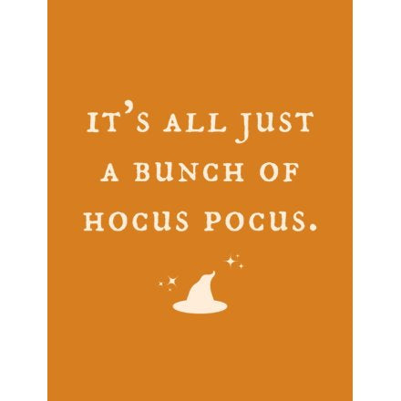 Hocus Pocus Mini Metal Sign