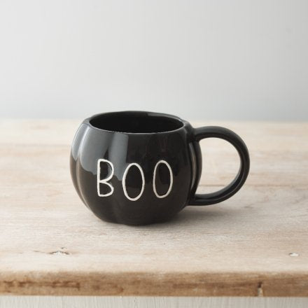 Black BOO Mug
