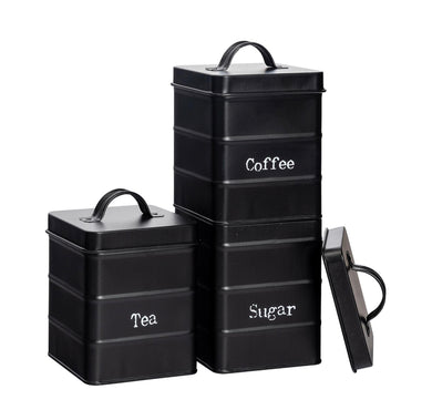 3 piece industrial canister set