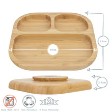 Load image into Gallery viewer, Tiny Dining Children&#39;s Bamboo Suction Plate