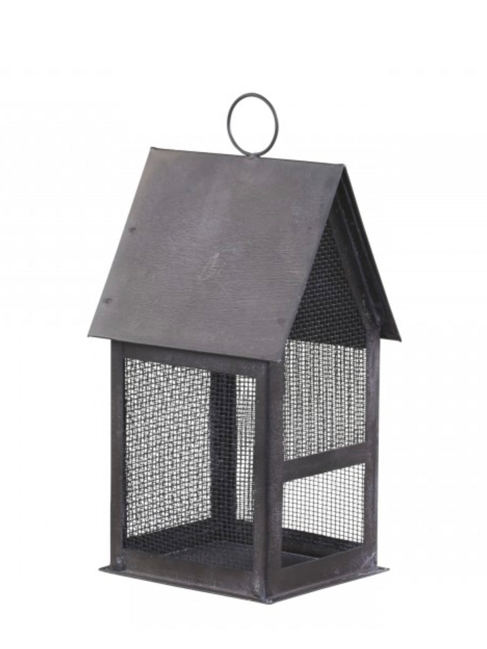Fil de fer Light House- H22/L8.5/W10 cm antique coal