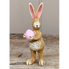Load image into Gallery viewer, Rabbit W/Pink Dotty Egg, 14cm