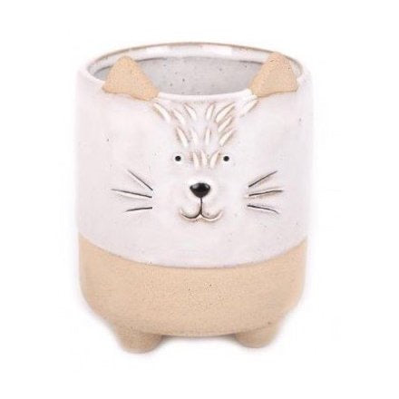 Planter With Ears and Feet, 12cm