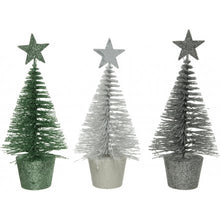 Load image into Gallery viewer, Glittery Bristle Tree, 15cm