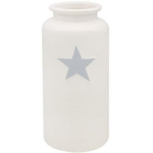 Small White Ceramic Vase