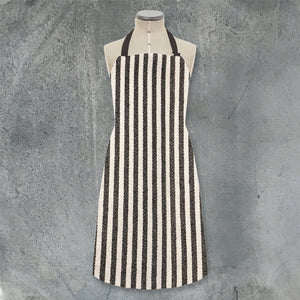 Apron-Wide black stripes