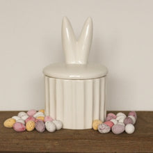 Load image into Gallery viewer, Ceramic Bunny Ears White Storage Pot, 16.5cm