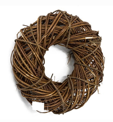 Natural brown wreath