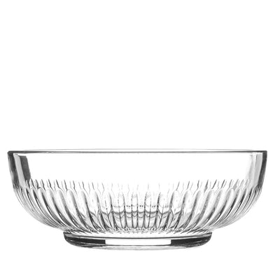 Glass Campana Serving Bowl - 17cm - Clear