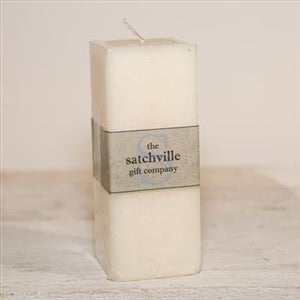 Medium Unscented Square Candle 15cm
