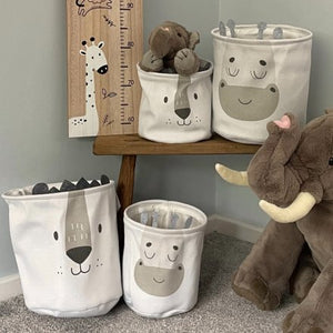 Wild Animal Storage Basket Set of 2