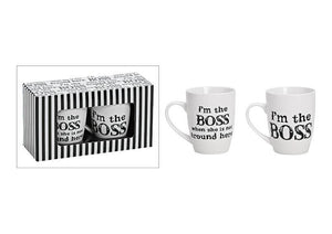 MUG-SET BOSS PORCELAIN 2 PCS. 10 CM