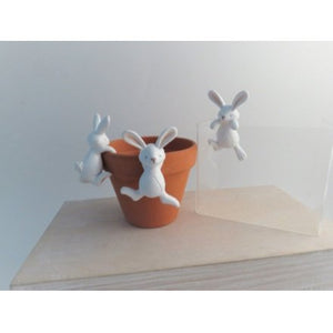 7cm Pot Hanger Rabbit 2 Assorted