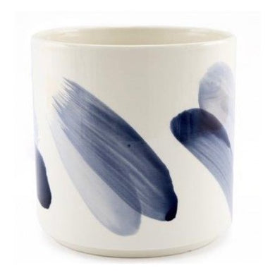 Blue Hue Glazed Vase, 25cm