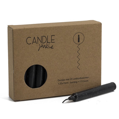 Box of 20 thin dinner candles