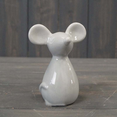 Grey Ceramic Mouse