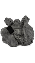 Load image into Gallery viewer, Large antique Black elephant planter