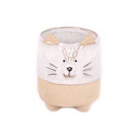 Planter With Ears and Feet, 8.5cm