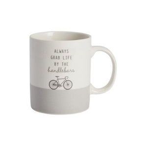 Always Grab Life By The Handle Bars Mug