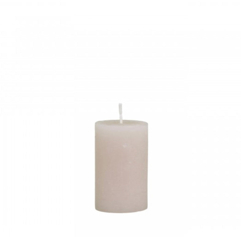 Macon Pillar candle rustic 16 h-8cm dusty rose