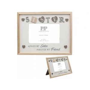 Natural Wooden Frame - Sister