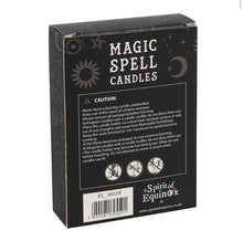 Load image into Gallery viewer, PACK OF 12 BLACK &#39;PROTECTION&#39; SPELL CANDLES