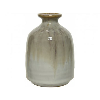 Smoke Glazed Decorative Vase, 10.5cm