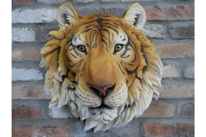 Tiger Head Wall Decoration - Large