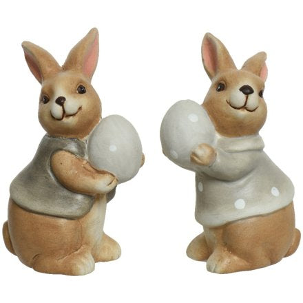 Mix of 2 Bunnies With Eggs