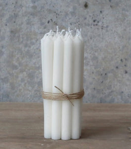 Taper candle 2.5 h- single white