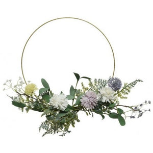 English Garden Hoop Wreath 40cm